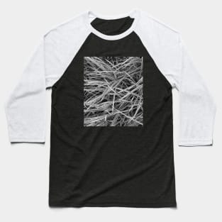 Silver needles pattern - Abstract photography Baseball T-Shirt